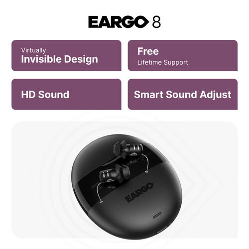 Eargo 8 HC Edition w/ Lifetime Support