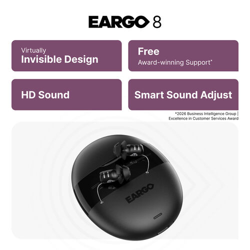 Eargo 8 HC Edition w/ Lifetime Support