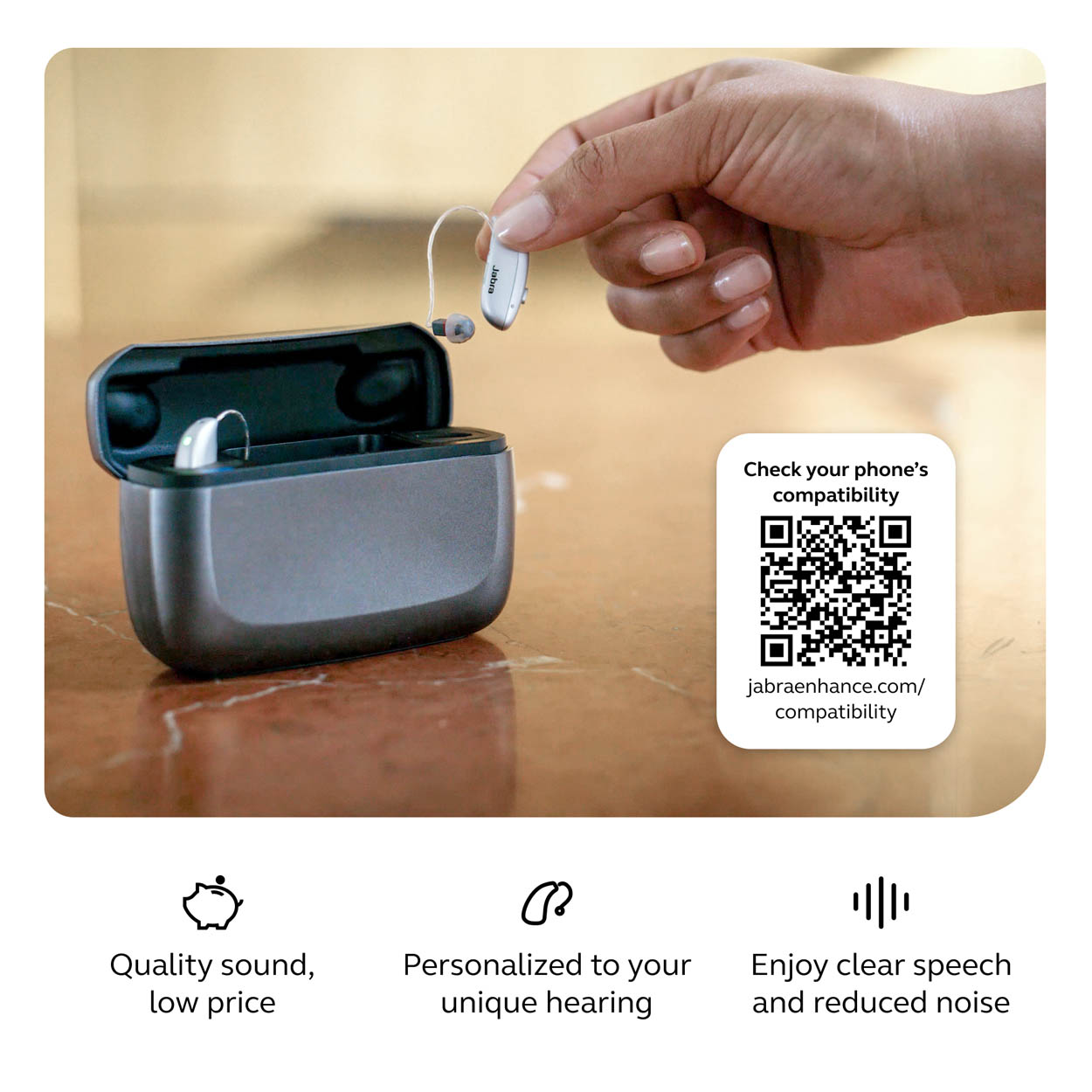 Jabra Enhance Select M1 Swift, Bronze, image number 2