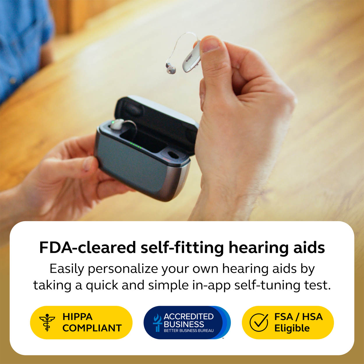 Jabra Enhance Select M2, Gold, image number 3