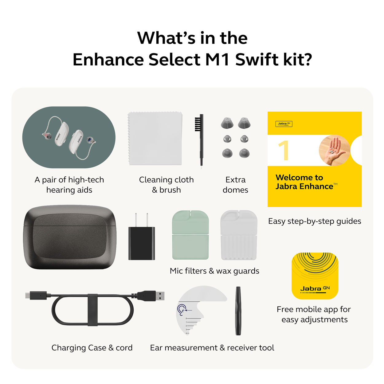 Jabra Enhance Select M1 Swift, Bronze, image number 9