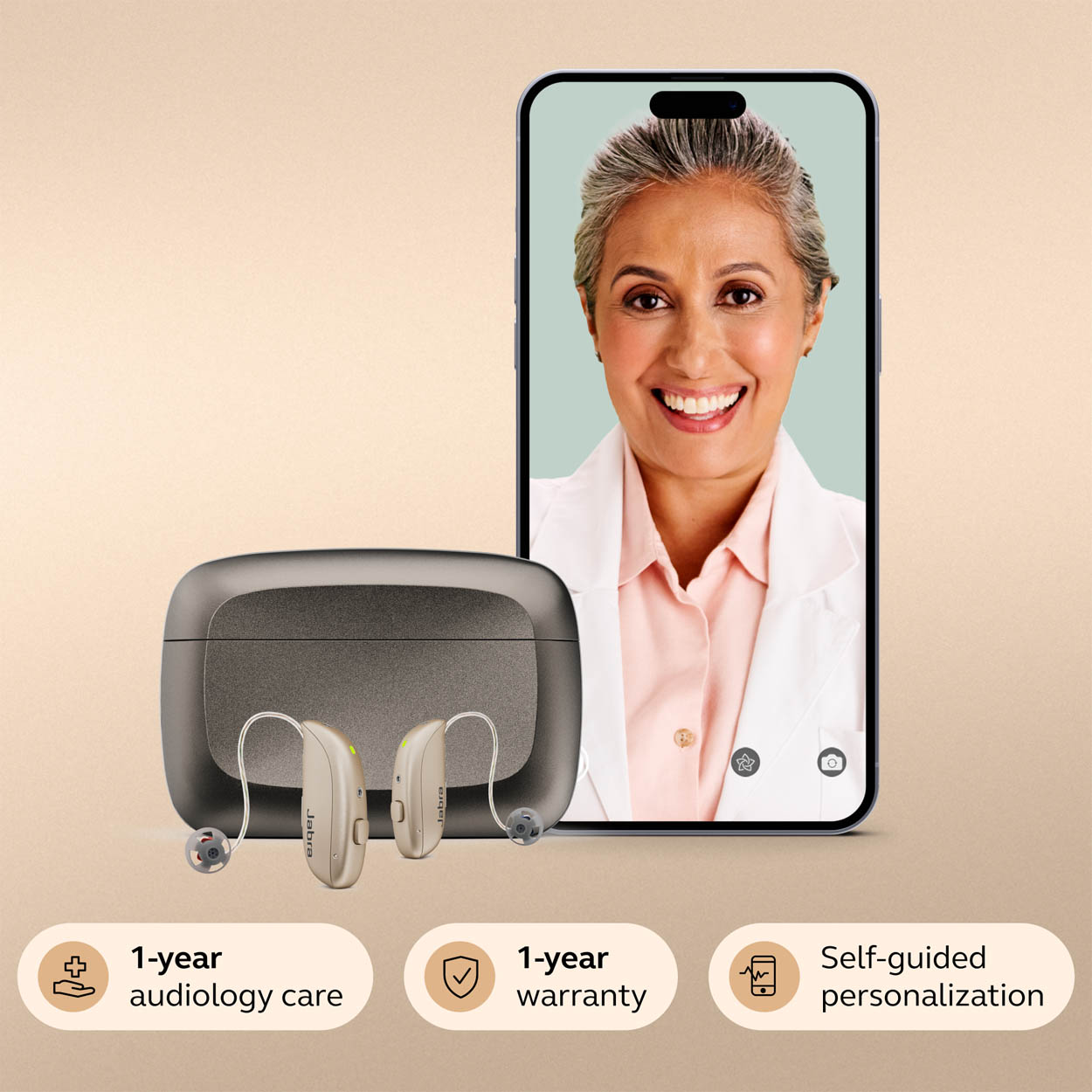 Jabra Enhance Select M1, Gold, image number 1
